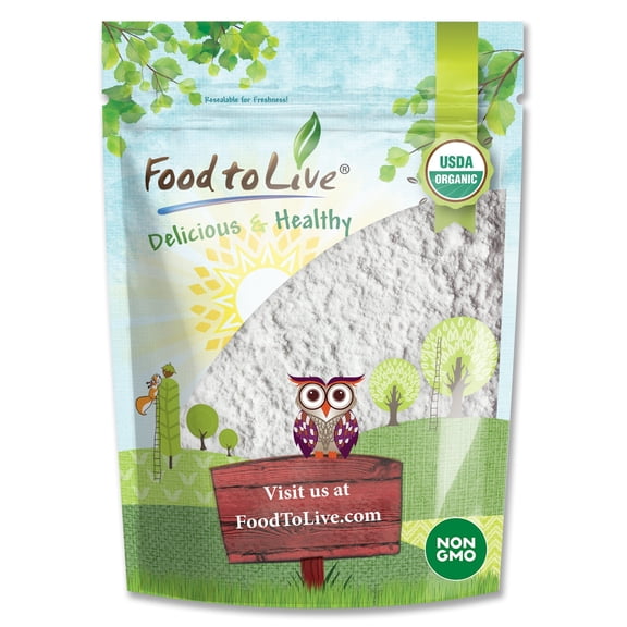 Organic Potato Starch, 0.75 Pounds  Non-GMO, Vegan, Kosher  by Food to Live