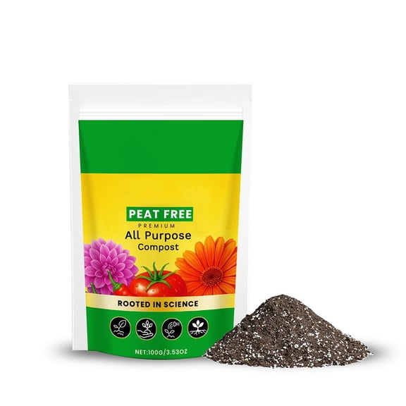 Organic Potting Soil Mix for Outdoor Plants & Container Gardening