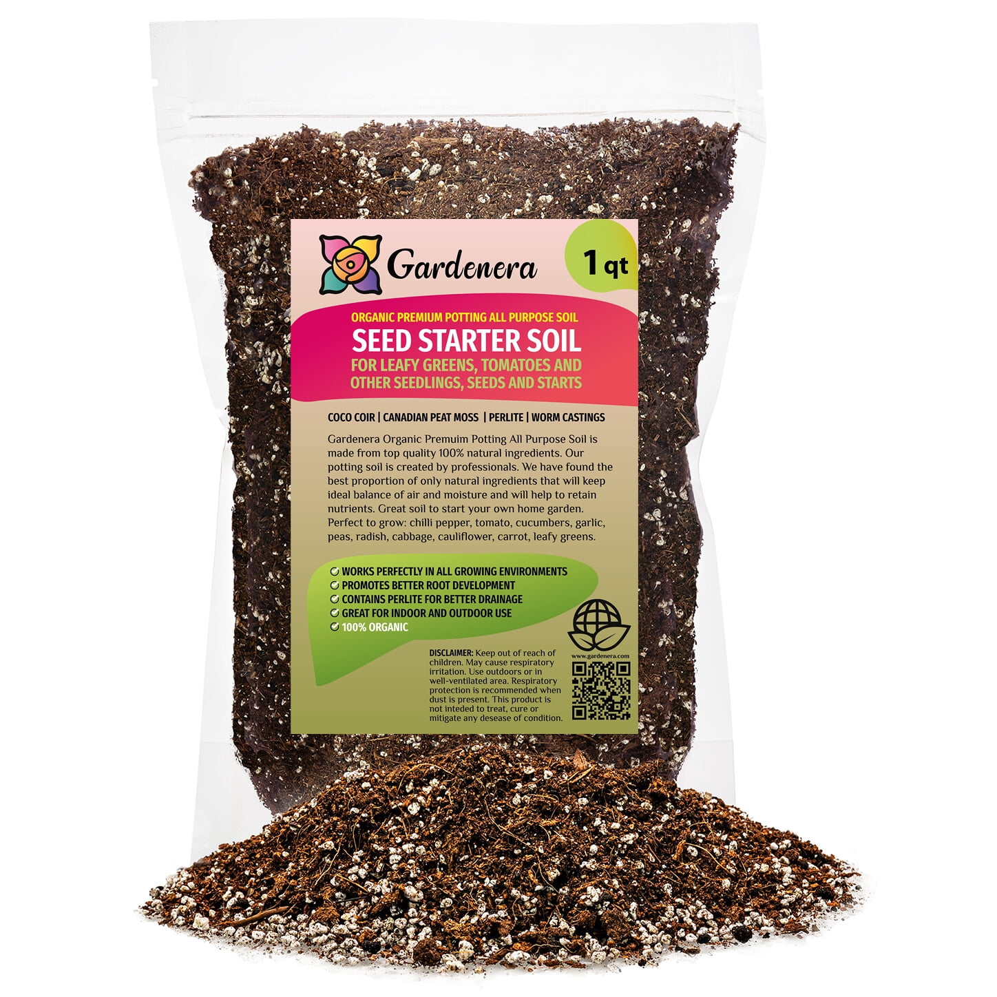 ⭐ Organic Premium Potting All Purpose Soil - SEED STARTER Soil for ...