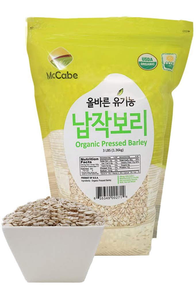 Organic Pressed Barley - Whole Grain Rolled Barley | USDA and CCOF ...