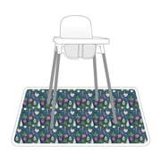 Organic Produce Splash Mat - A Waterproof Catch-All for Highchair Spills and More!