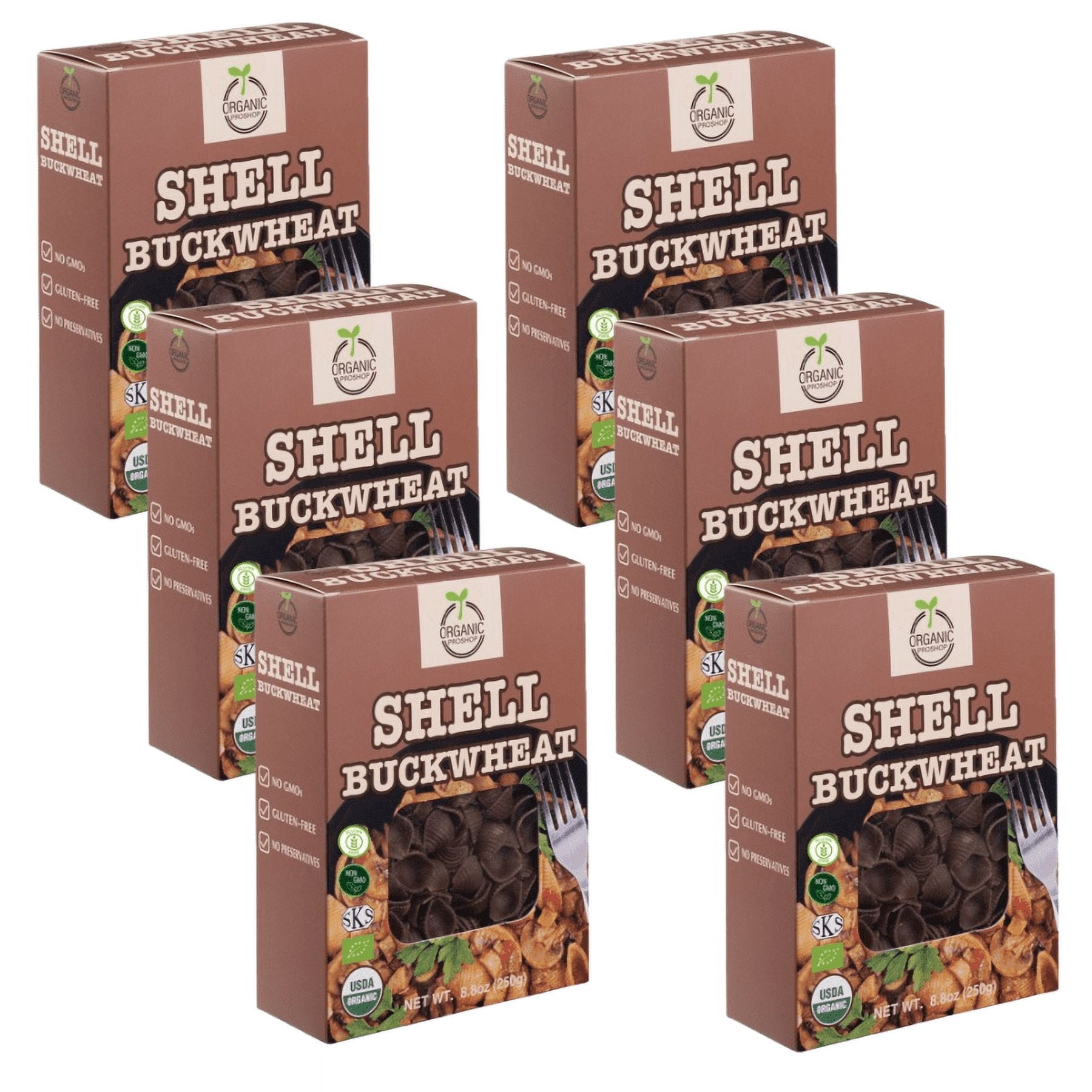 Organic Proshop Organic Buckwheat Shells (6 Pack) - Walmart.com