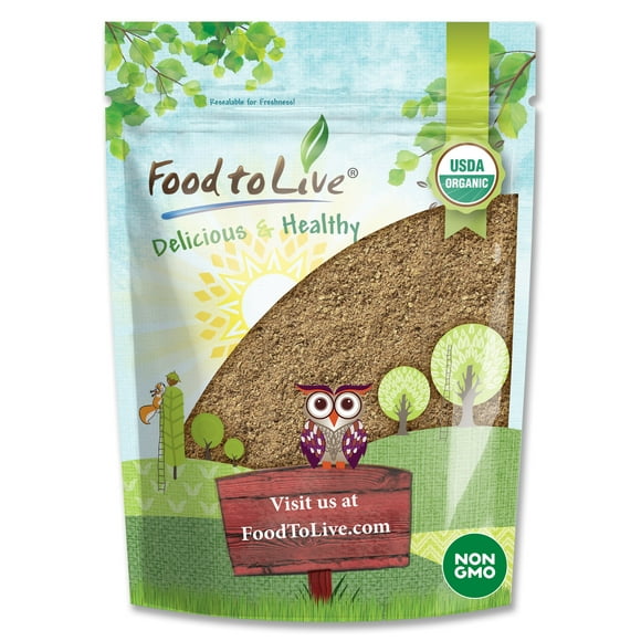 Organic Psyllium Husk Powder, 1 Pound Non-GMO, Kosher, Raw, Vegan by Food to Live