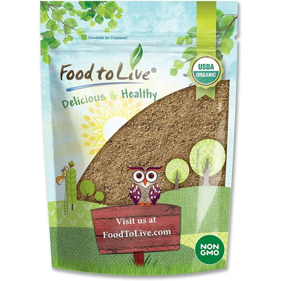 Organic Psyllium Husk Powder, 12 Ounces — Non-GMO, Kosher, Raw, Vegan — by Food to Live