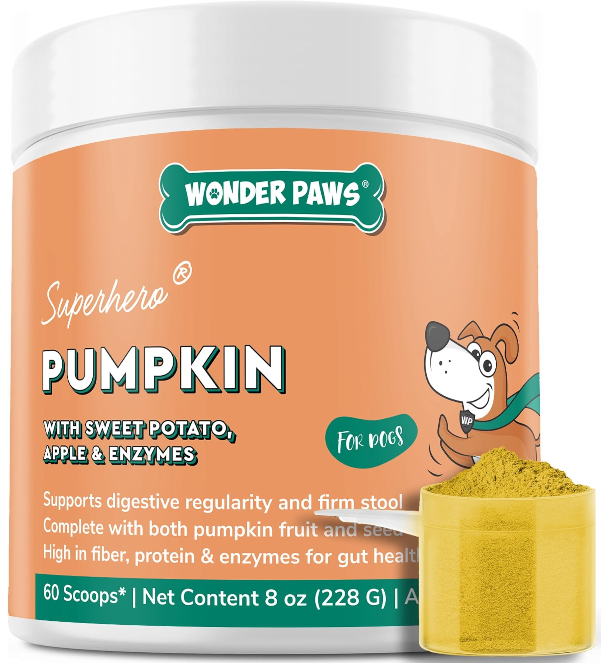 Image showcasing Organic Pumpkin For Dogs - Organic Pumpkin Fiber For Dogs - With Apple ...