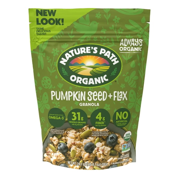 Organic Pumpkin Seed + Flax Granola 24.7 Oz Pack Of Nature'S Path 1 Non-Gmo