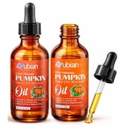 Nubian Nutrified Organic Cold Pressed Pumpkin Seed Oil Hair and Scalp Oil, 30 ml Bottles, 2 Pack