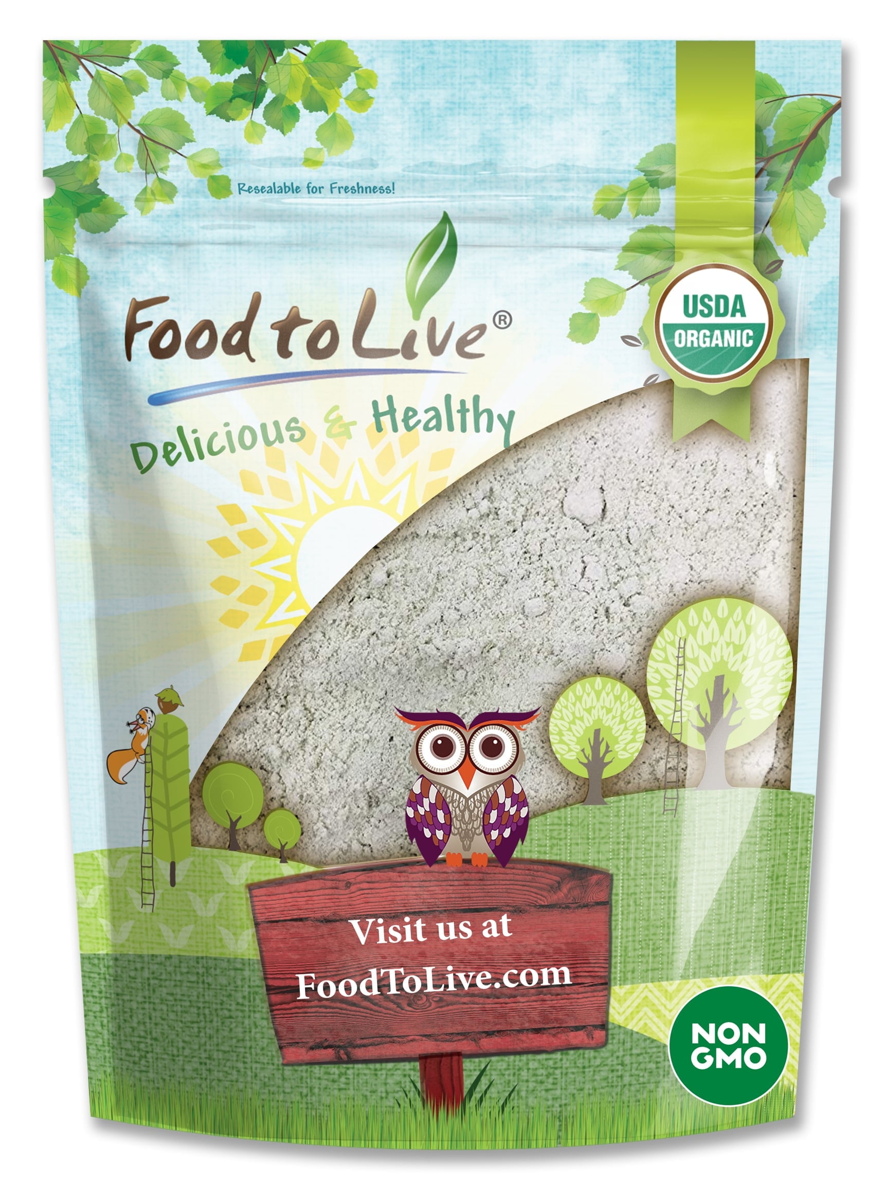Organic Raw Pumpkin Seed Protein Powder, 2  Pounds — Non-GMO, Raw, Vegan, Kosher — by Food to Live