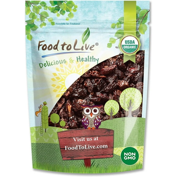 Organic Rainier Cherries, 5 Pounds - Non-GMO, Raw, Vegan - by Food to Live