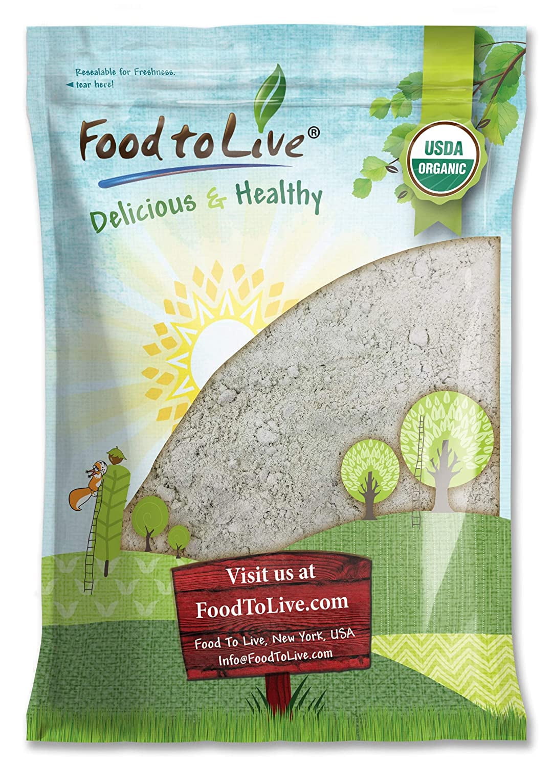 Organic Raw Pumpkin Seed Protein Powder, 4 Pounds — Non-GMO, Raw, Vegan, Kosher — by Food to Live