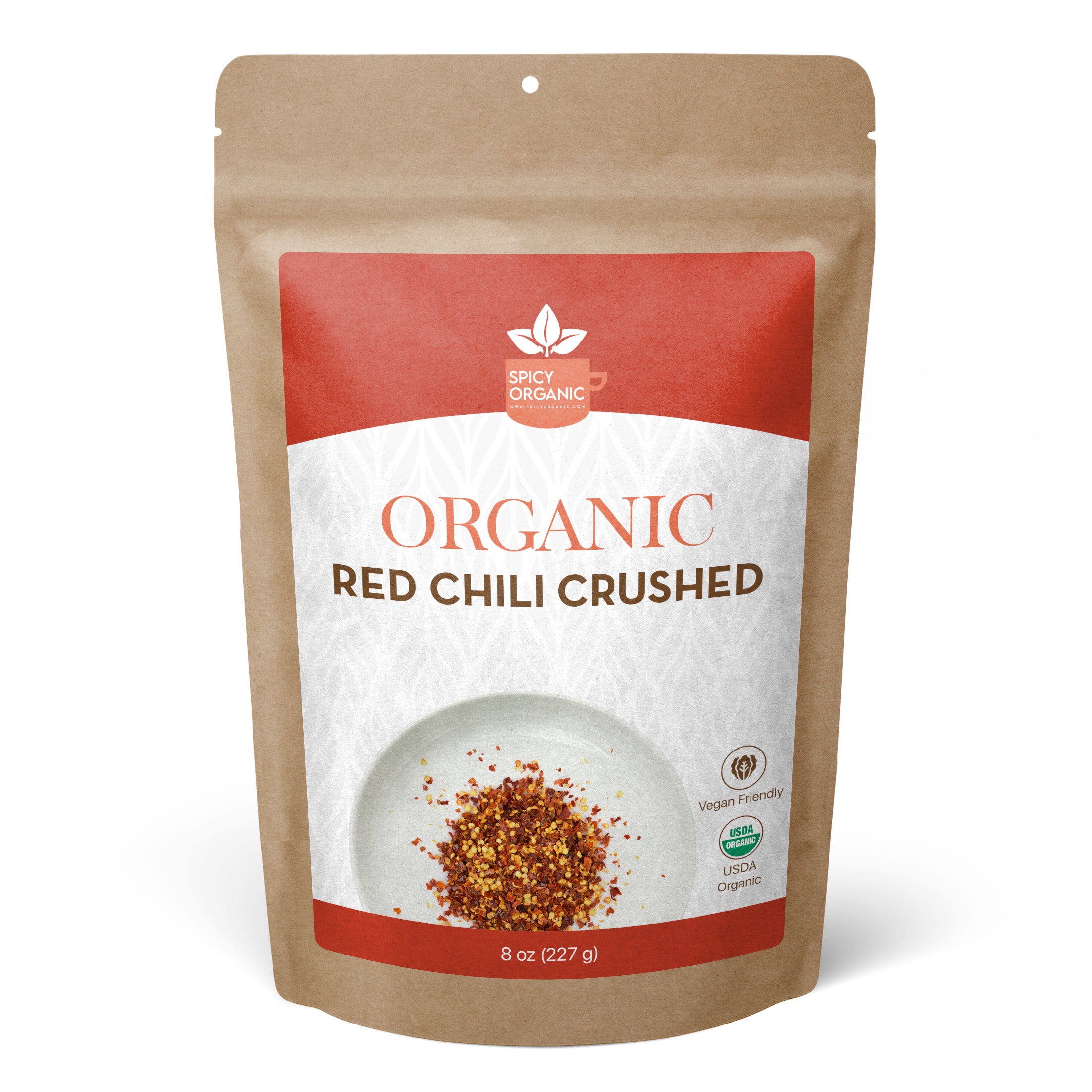 Organic Red Chili Flakes: Add a Kick of Heat to Your Cooking with 100% Natural and Non-GMO Spice - image 1 of 6