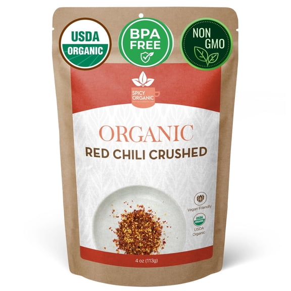 Organic Red Chili Flakes: Add a Kick of Heat to Your Cooking with 100% Natural and Non-GMO Spice