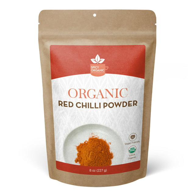 Organic Red Chili Powder: 100% Pure and Natural, Perfect for Spicy Cooking- Add Heat and Flavor to Your Dishes