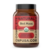 Organic Red Maca Root Capsules - 800mg 100 Gelatinized Pills, Pure Red Raw Maca Root Powder Supplement