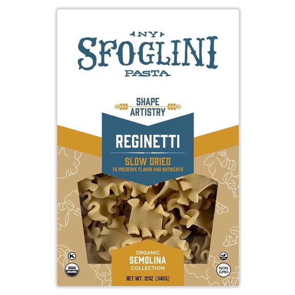 Sfoglini Organic Reginetti Pasta, 4-Pack, 16 oz Boxes