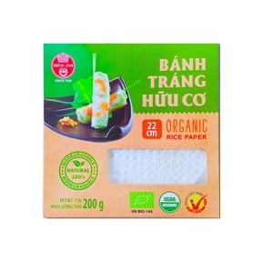 Bich Chi Organic Rice Paper Wrappers (22cm, 7oz)