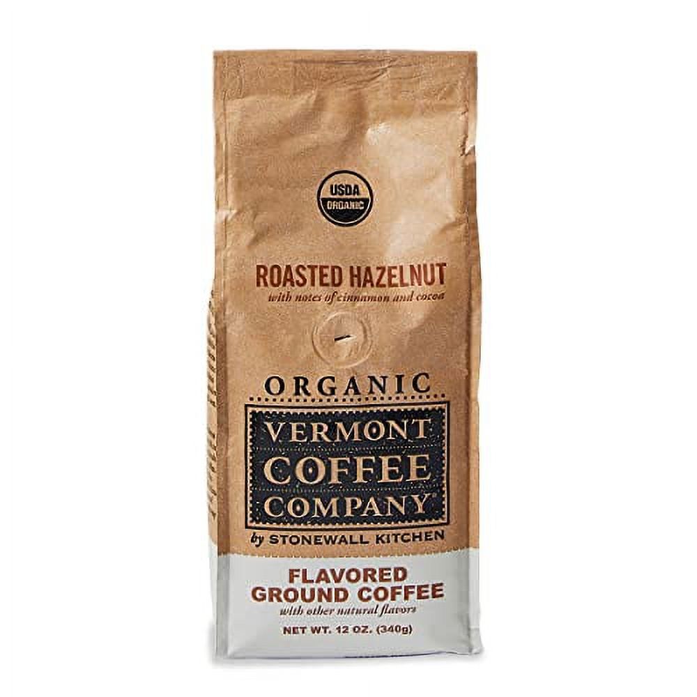Organic Roasted Hazelnut Ground Coffee, 12Oz