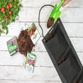 thumbnail image 1 of Organic Roma Tomato Seed Hanging Garden Kit - 3 Pocket Planter Bag with Coco Fiber Soil Block, 1 of 5