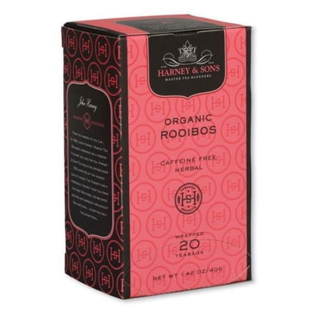 Organic Rooibos Herbal Tea, Box of 20