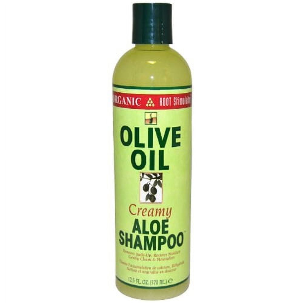 Organic Root Stimulator Olive Oil Creamy Aloe Shampoo - 12.5 Oz, 6 Pack