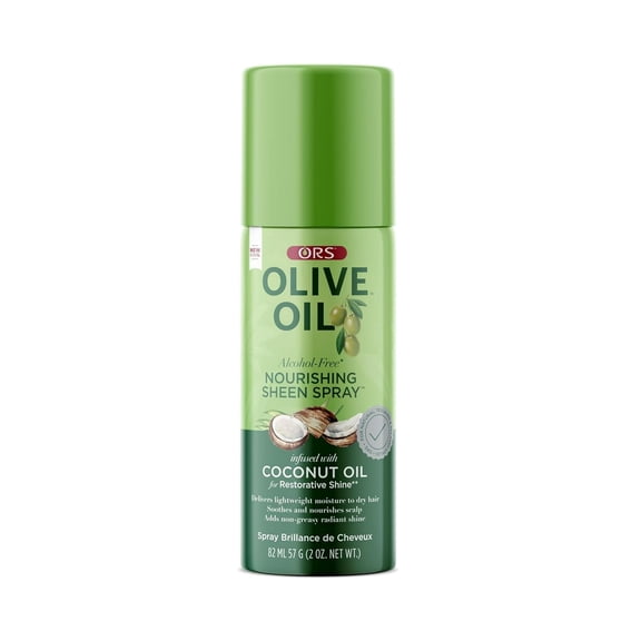 Organic Root Stimulator Nourishing Sheen Hair Spray with Olive Oil, 2.7 Oz