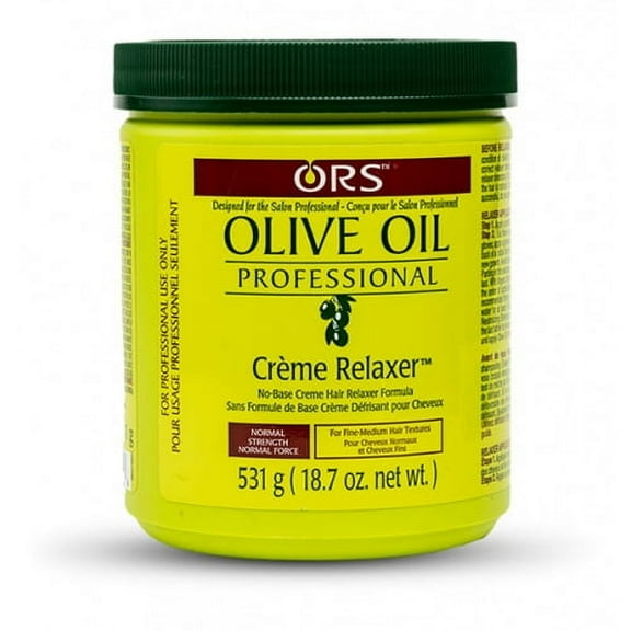 Organic Root Stimulator Olive Oil Professional Creme Relaxer Jar, Normal Strength, 18.75 Oz , 3 Pack