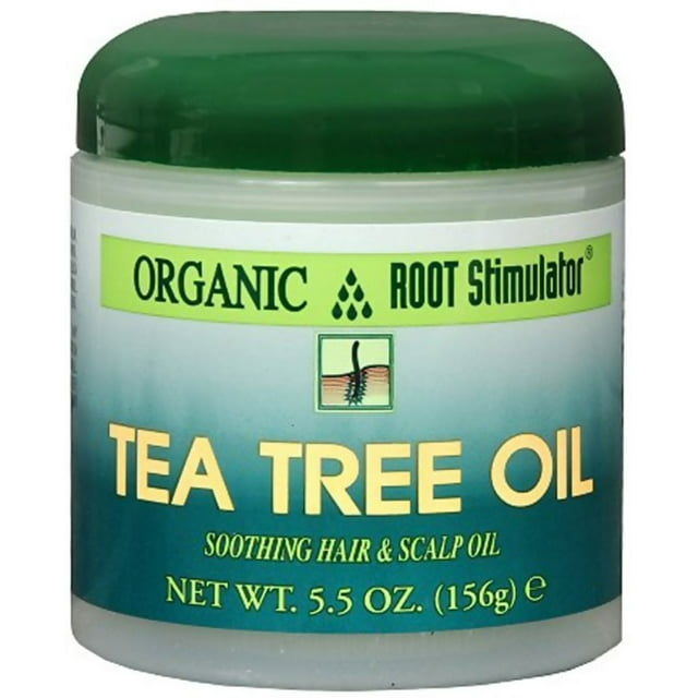 Organic Root Stimulator Tea Tree Hair and Scalp Oil, 5.5 oz (Pack of 2)