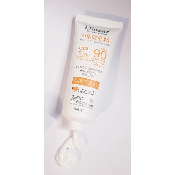 Organic SPF 90 Sunscreen Protection Oil-Free skin protection