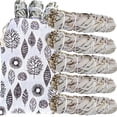 thumbnail image 1 of Organic Sage Smudge Sticks 6 Count w/Storage Bag, White Sage Bundles Bulk, Smudging Sticks, Sustainable, Fresh & Thickly Wrapped, High Grade!, 1 of 8
