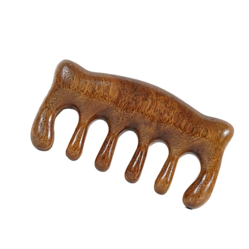 Organic Scalp Massagers Wooden Head Massage Comb Stimulates Blood Flow ...
