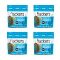 Organic Sea Salt Flaxseed Crackers, Gluten Free, Non GMO, Vegan, Keto Snack, 9g Fiber, 1g Net