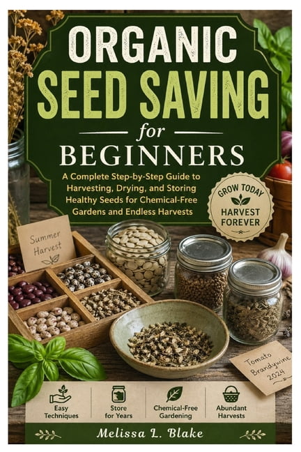 Organic Seed Saving for Beginners: A Complete Step-by-Step Guide to Harvesting, Drying, and Storing Healthy Seeds for Ch, (Paperback)
