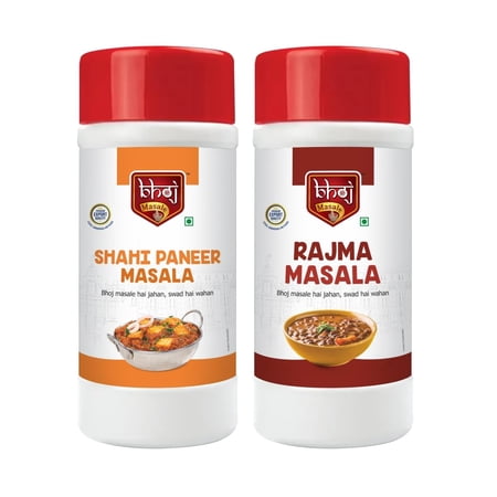 Organic Shahi Paneer + Rajma Masala Powder By Bhoj Masale 500gm, 17.6 Ounce | Pack Of 2
