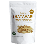 Organic Shatavari Root Powder ( Asparagus racemosus ) Ayurveda herb Support Women's Hormonal Health Rejuvenating Tonic 8 OZ / 226 GM