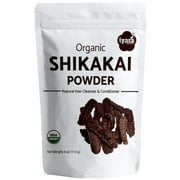 Organic Shikakai Powder, Acacia Concinna, Natural Hair Cleanser and Shampoo, DIY Herbal Hair Wash, Ayurvedic Powder for Hair, Resealable pouch 4 OZ / 113 GM