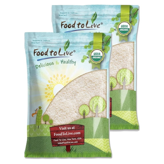 Organic Short Grain White Sushi Rice, 25 Pounds — Non-GMO, Kosher, Raw, Vegan — by Food to Live