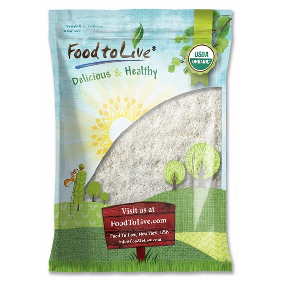 Organic Shredded Coconut, 5 Pounds Non-GMO, Kosher, Raw, Vegan by Food to Live