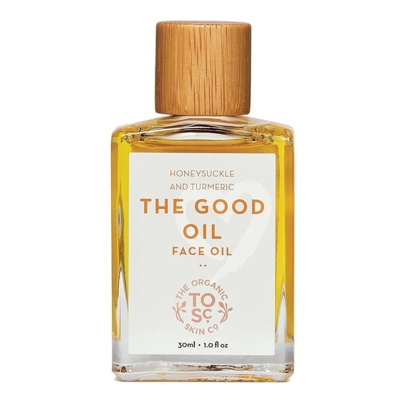 The Organic Skin Co The Good Oil Organic Honeysuckle and Turmeric Face Oil Serum, 1 fl oz