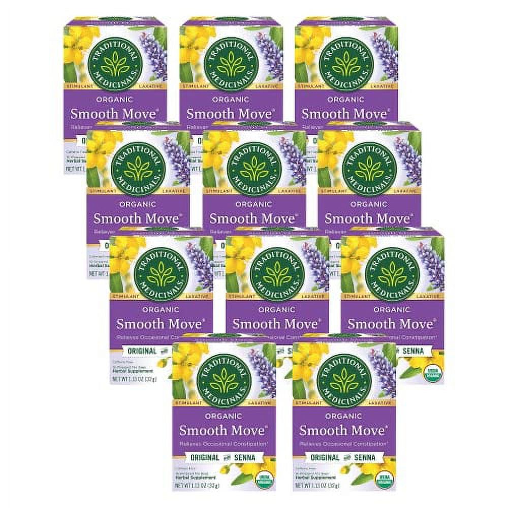 Organic Smooth Move With Senna Tea, Relieves Occasional Constipation