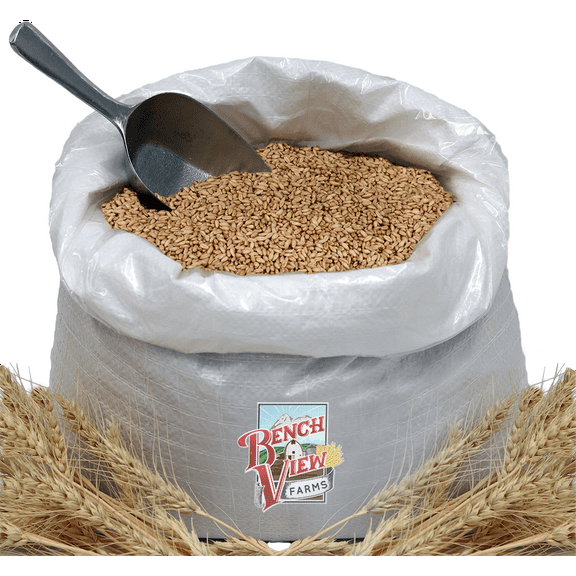 Organic Soft White Wheat Berries - 24lbs