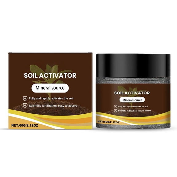 Organic Soil Activator 120g and 60g Kit Boosts Germination Promotes Plant Growth and Rooting