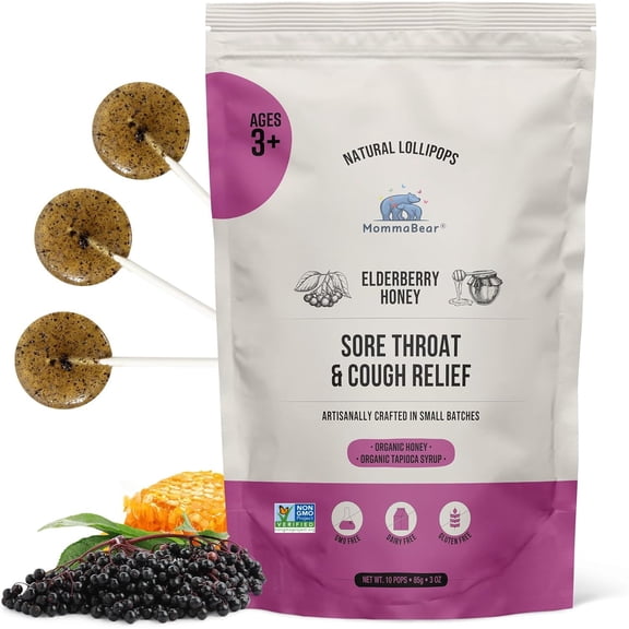 Organic Sore Throat & Cough Lollipops