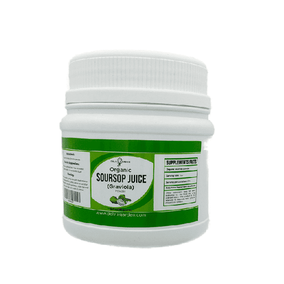 Organic Soursop Fruit Powder, 8 oz, Pure Graviola Powder for Drinks, Smoothies,