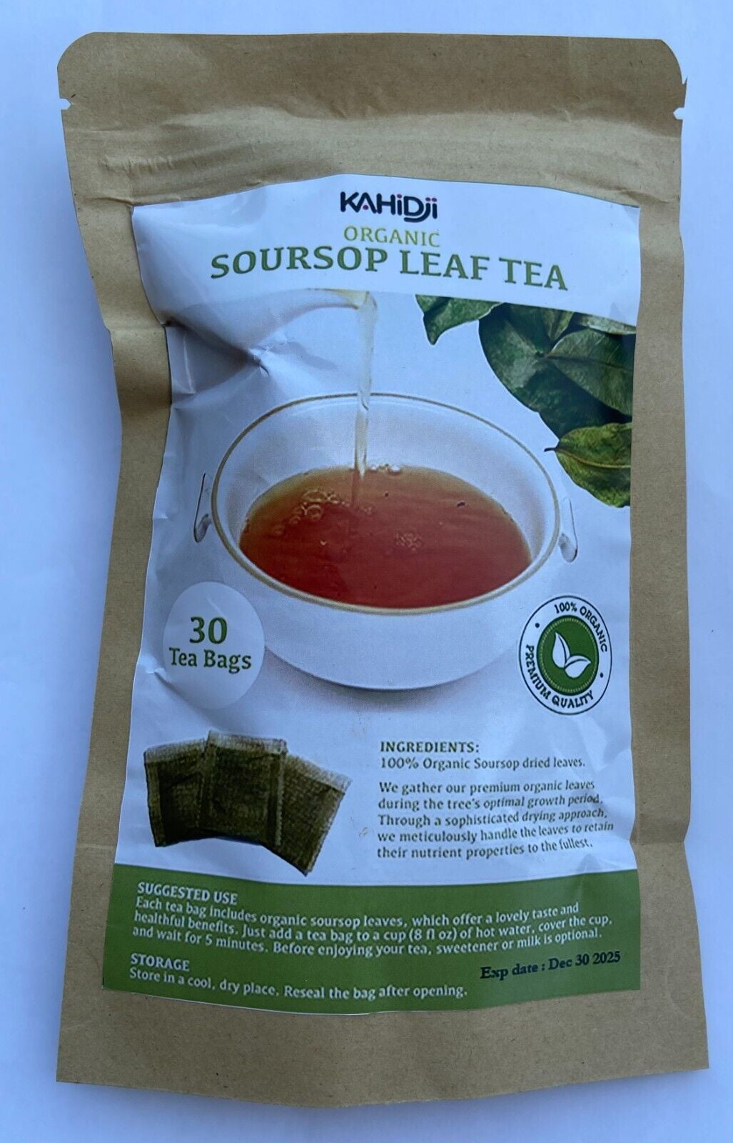 Polvere Di Foglie Di Soursop / Tè Alla Graviola / Annona Muricata - Italia - Foto 5