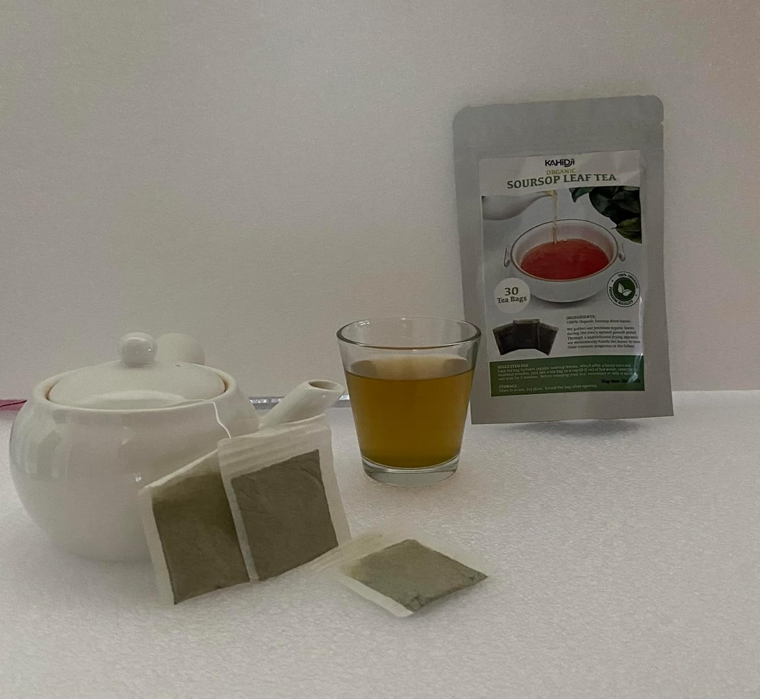 Organic Soursop Graviola Guanabana Leaves Tea Pack of 30 Bags 100 Pure