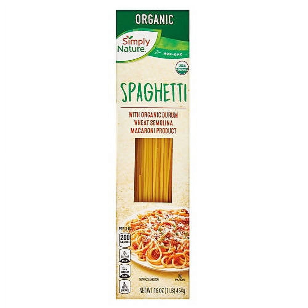 Organic Spaghetti, 1 lb- Pack of 3