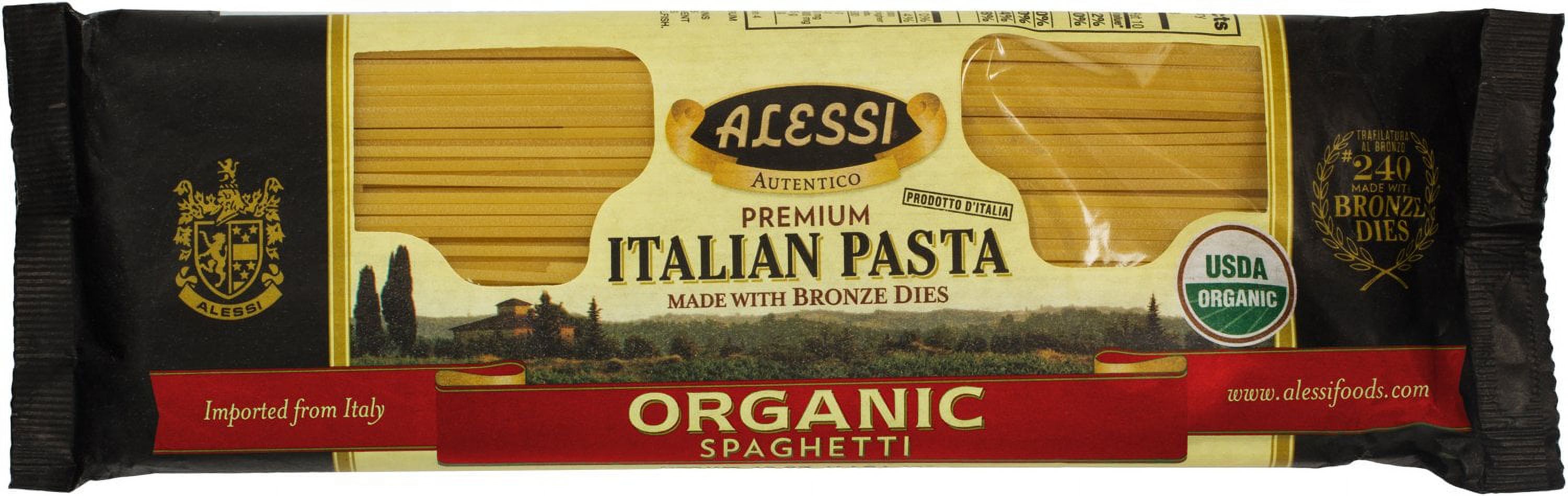 Organic Spaghetti Made with Bronze Dies (12x16 OZ)
