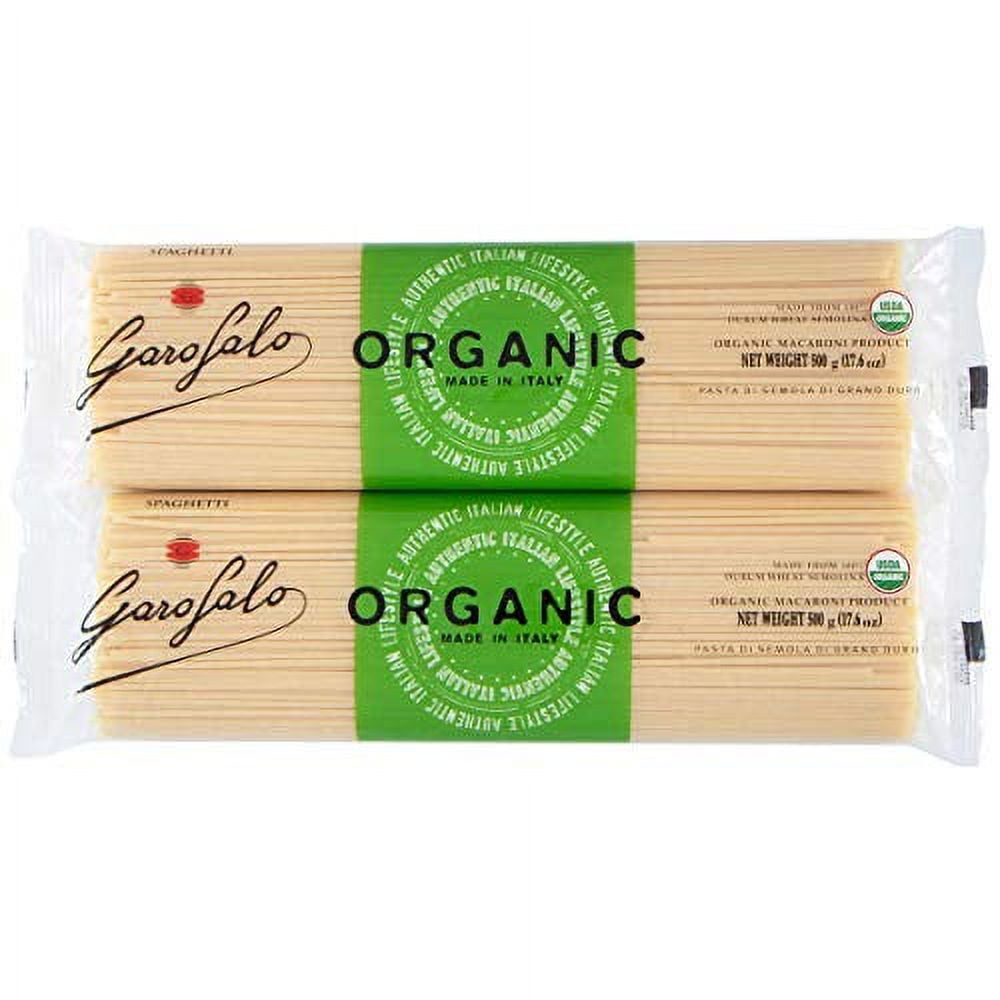 Organic Spaghetti Noodles 17.6 Oz, 8Count (Bundle/Pack Of 8) Italian Cuisine