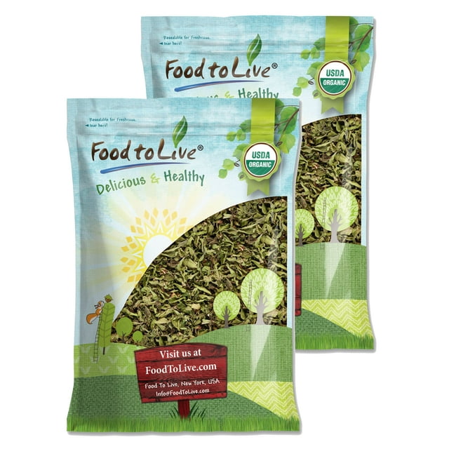 Organic Spearmint Leaves, 3 Pounds â Dried, Cut & Sifted, Non-GMO, Kosher, Keto Friendly