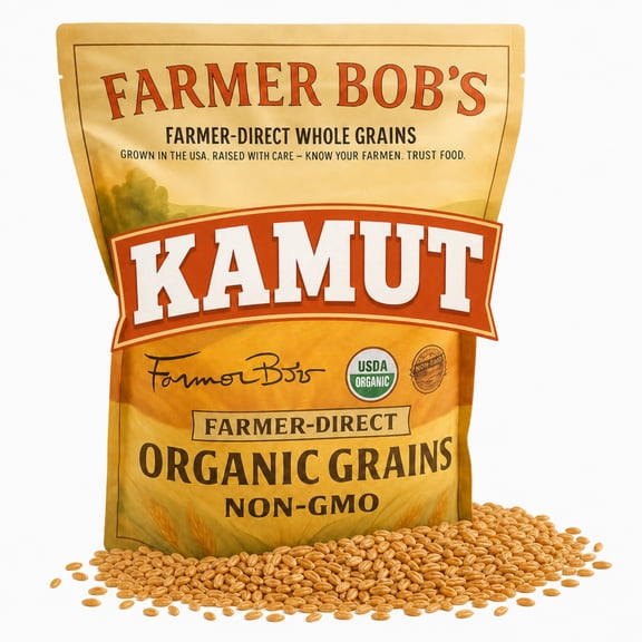 Spelt Wheat Berries USDA Organic Non-GMO Farmer Bob's Ancient Grain